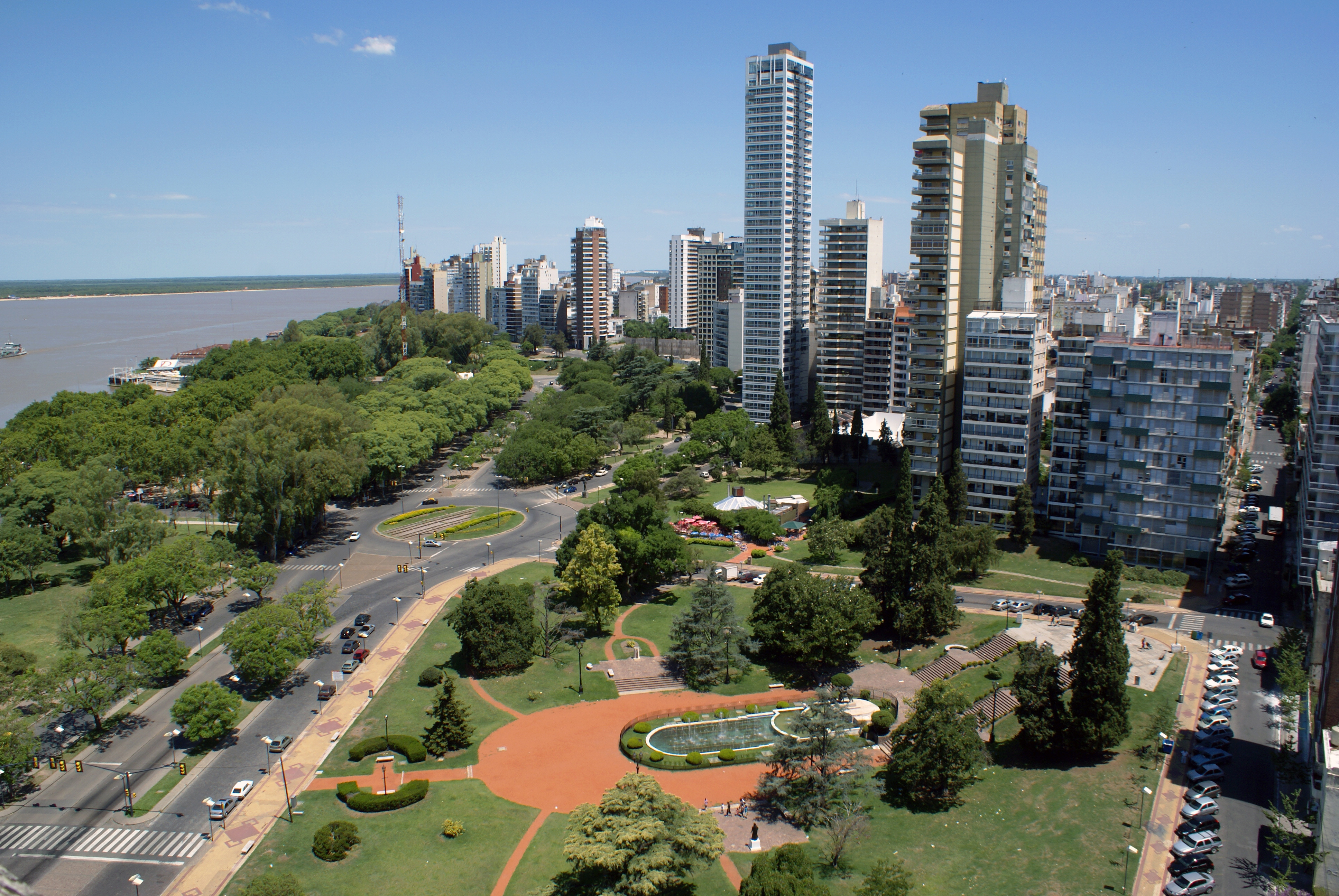 Costanera y Río Paraná en Rosario